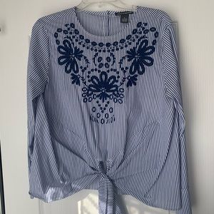 Blue & Dress Top